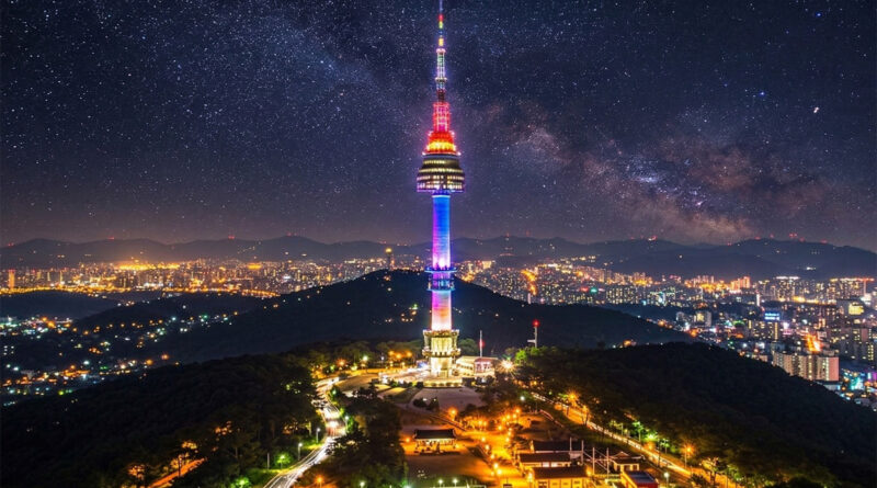 The Luminous Zenith of Namsan Mountain