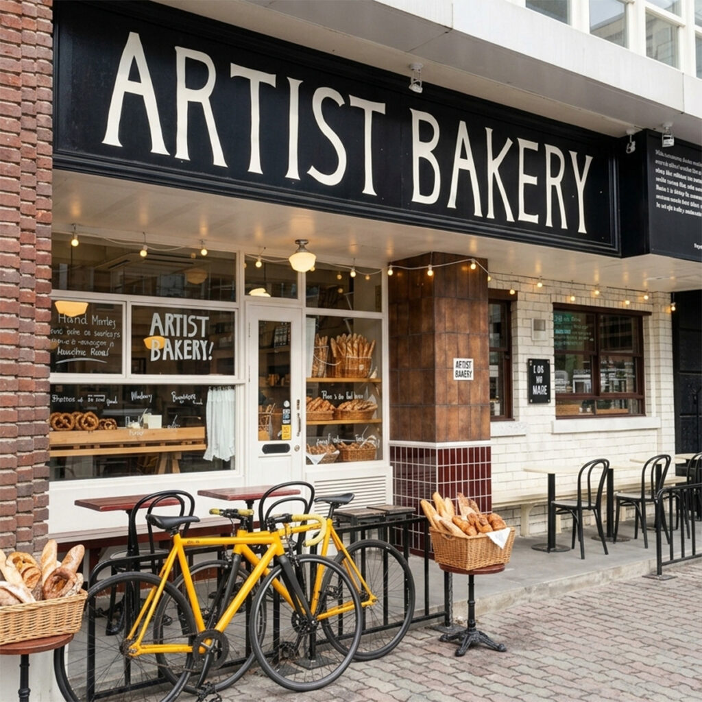 Bakery, a famous cafe artist in Seoul