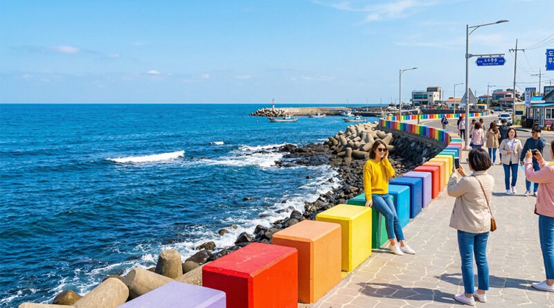 the Dodu-dong Rainbow Coastal Road